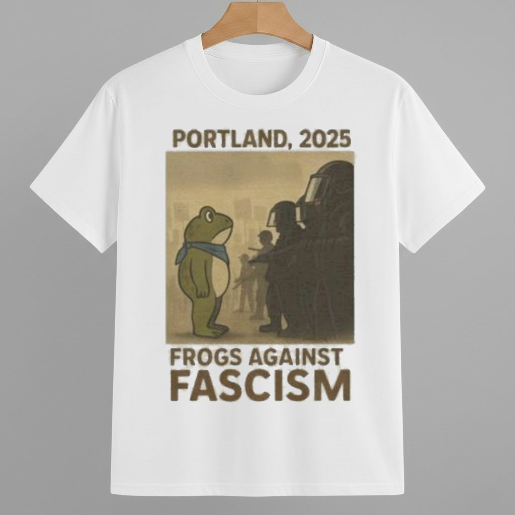 Portland Frog 2025 Protest Against ICE Shirt No Kings 8647 Movement Merch