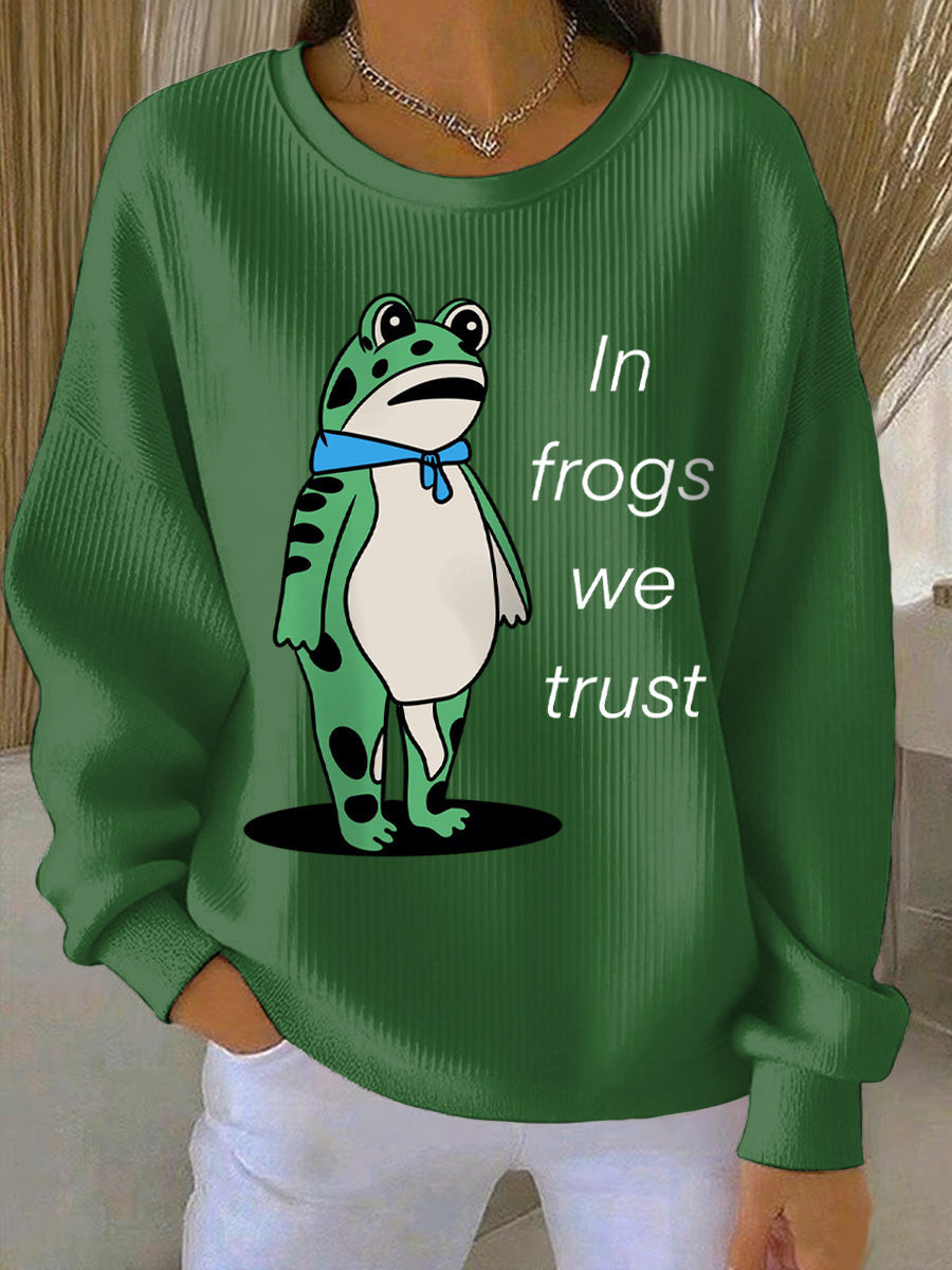 Portland Frog Against Ice Sweatshirt In Frogs We Trust Polish Frog Sweatshirt FDT Gifts Portland Frog Against Ice Sweatshirt In Frogs We Trust Polish Frog Sweatshirt FDT Gifts