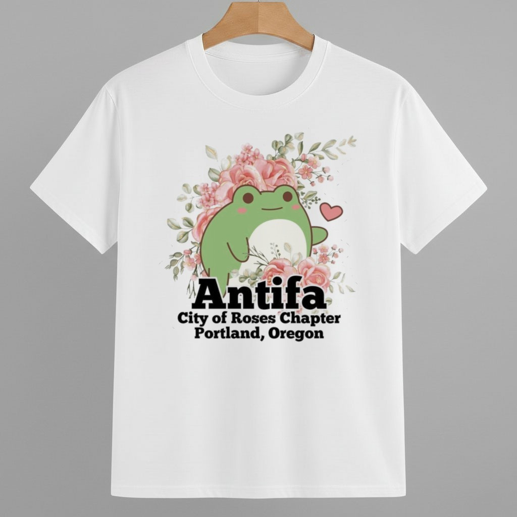 Portland Frog Antifa City Of Roses Shirt Abolish ICE Protest Merch Portland Frog Antifa City Of Roses Shirt Abolish ICE Protest Merch