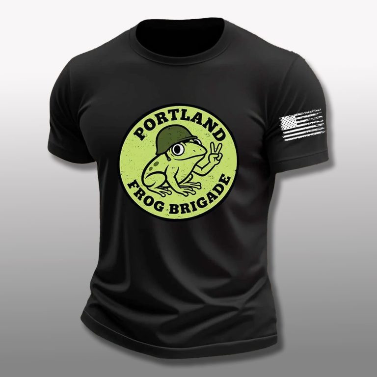 Portland Frog Brigade T-Shirt 8647 Resist Portland Frog Shirt Gifts For Father
