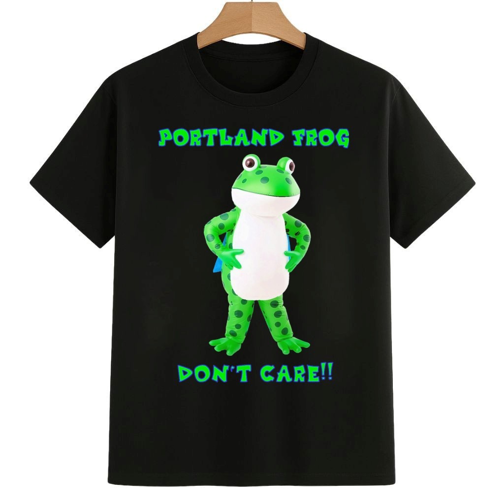 Portland Frog Don't Care Anti ICE Shirt Anti ICE Frog Merch Portland Frog Don't Care Anti ICE Shirt Anti ICE Frog Merch