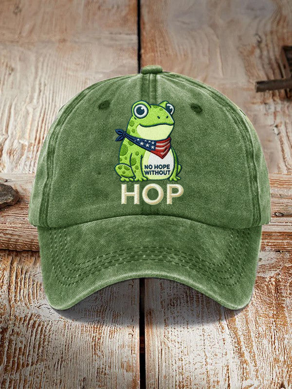 Portland Frog Hat Embroidered Frog Resist No Hope Without Hop Hat Gifts for Democracy Portland Frog Hat Embroidered Frog Resist No Hope Without Hop Hat Gifts for Democracy