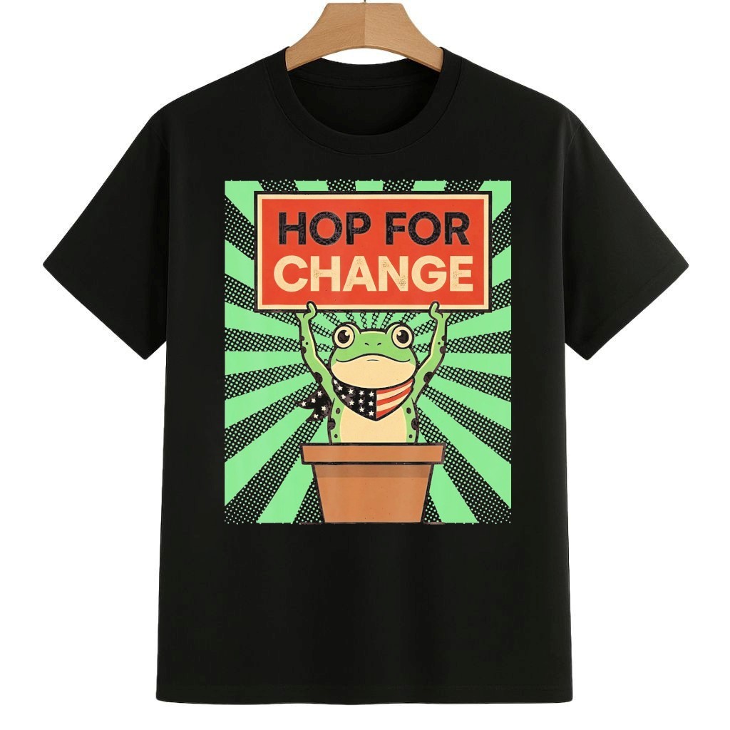 Portland Frog Hop for Change Shirt Anti ICE Frog Merch Portland Frog Hop for Change Shirt Anti ICE Frog Merch