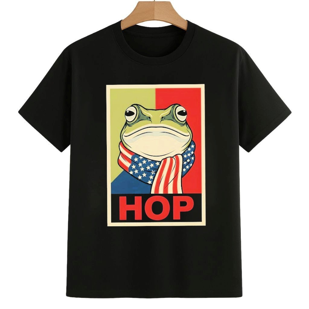 Portland Frog Hop Retro Anti ICE Shirt No Kings 8647 Movement Merch