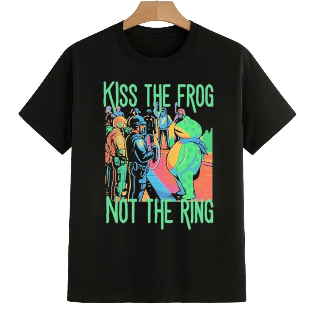 Portland Frog Kiss the Frog Not the Ring Shirt Abolish ICE Protest Merch Portland Frog Kiss the Frog Not the Ring Shirt Abolish ICE Protest Merch