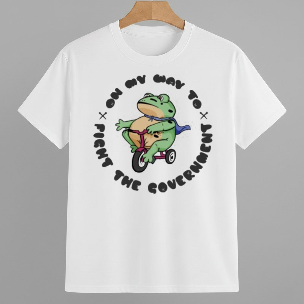 Portland Frog On My Way To Fight The Government Shirt No Kings 8647 Movement Merch Portland Frog On My Way To Fight The Government Shirt No Kings 8647 Movement Merch
