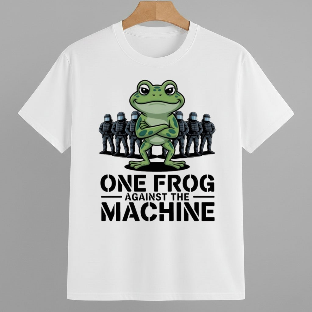Portland Frog Protest Oregon One Frog Against The Machine Shirt 8647 Freedom Movement Merch Portland Frog Protest Oregon One Frog Against The Machine Shirt 8647 Freedom Movement Merch