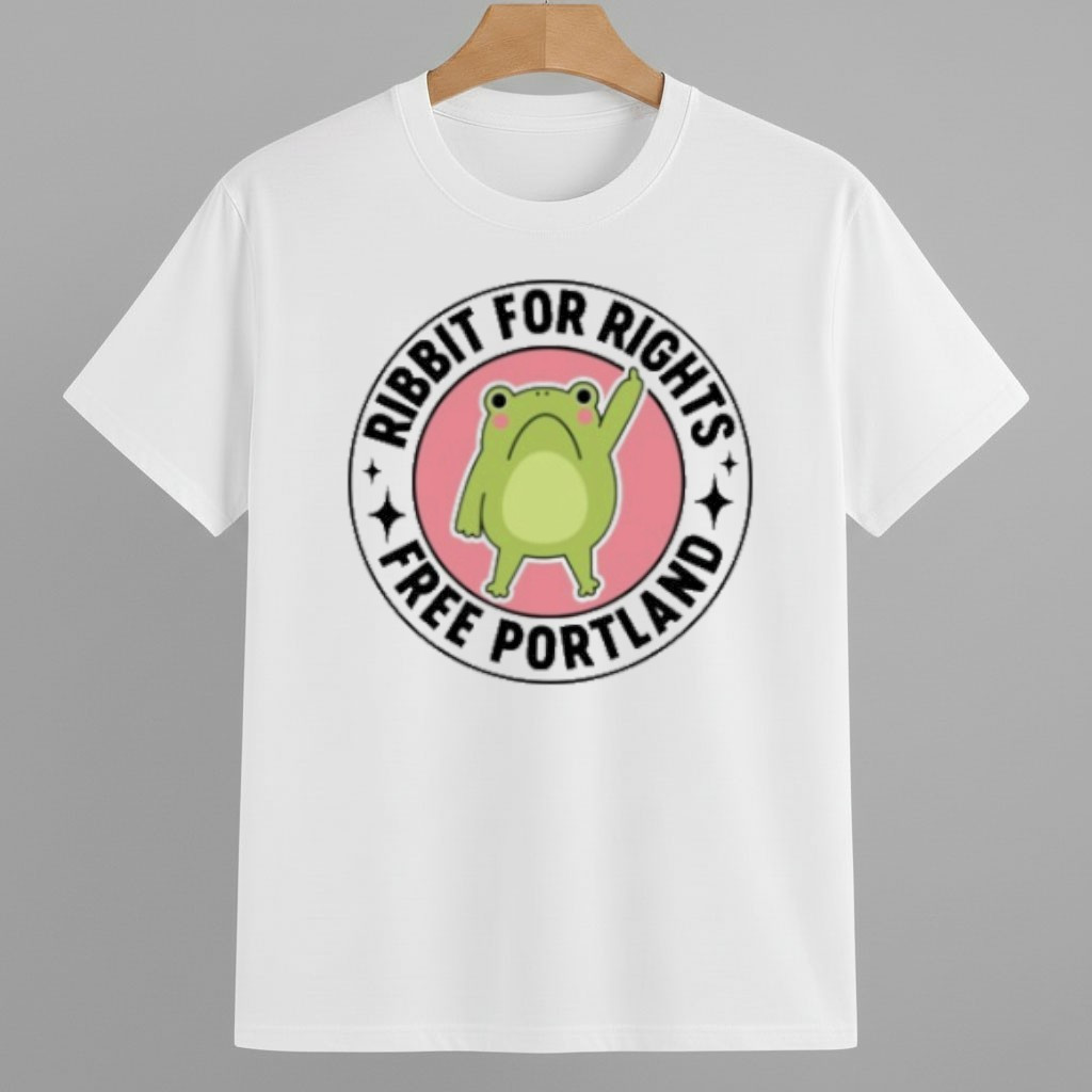 Portland Frog Protest Ribbit for Rights Shirt Abolish ICE Protest Merch Portland Frog Protest Ribbit for Rights Shirt Abolish ICE Protest Merch