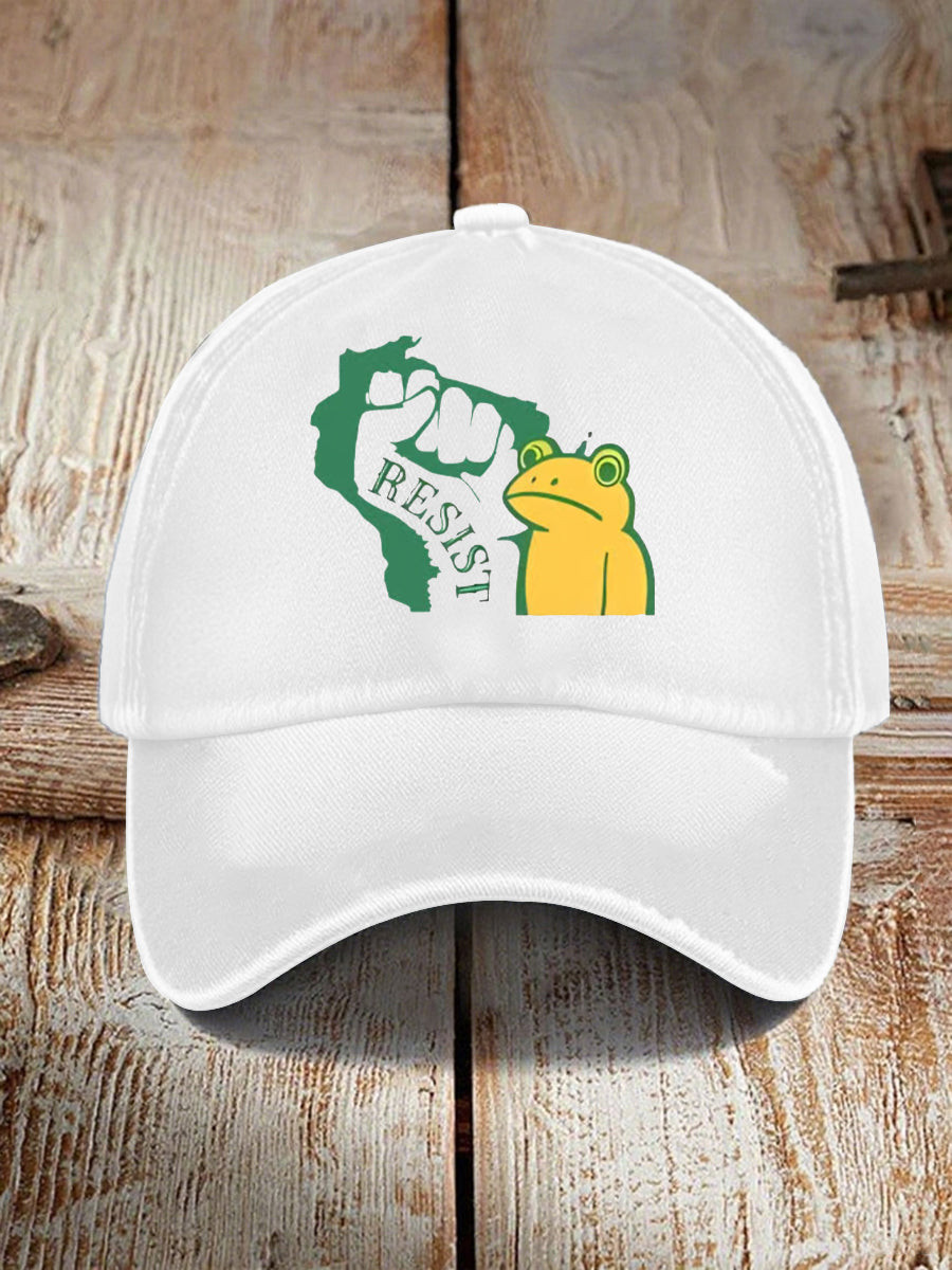 Portland Frog Resist Hat Anti Fascism Frog Hat No'Kings Merch Gifts For Him Her Portland Frog Resist Hat Anti Fascism Frog Hat No'Kings Merch Gifts For Him Her