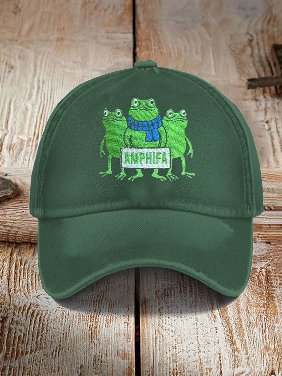 Portland Frog Resist Hat Embroidered Anti Fascism Frog Hat Resist Merch Gifts For Friends Portland Frog Resist Hat Embroidered Anti Fascism Frog Hat Resist Merch Gifts For Friends