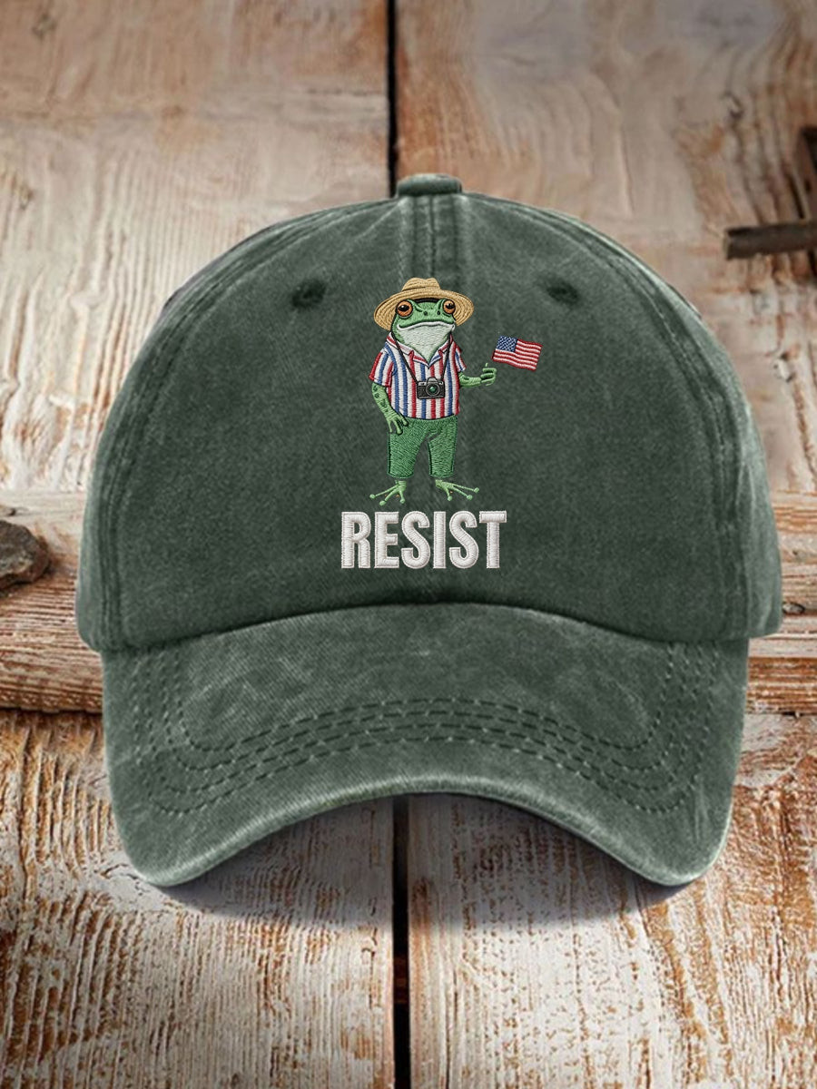Portland Frog Resist Hat No Kings Hat Portland Frog Merch Gifts for Democracy Supporters Portland Frog Resist Hat No Kings Hat Portland Frog Merch Gifts for Democracy Supporters