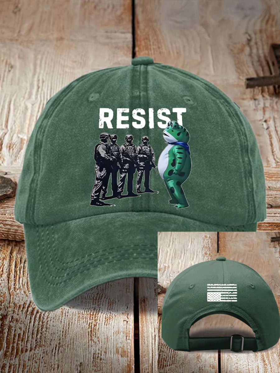 Portland Frog Resist Hat Pro Democracy Frog Hat No'Kings Merch Gifts for Liberal Friends Portland Frog Resist Hat Pro Democracy Frog Hat No'Kings Merch Gifts for Liberal Friends