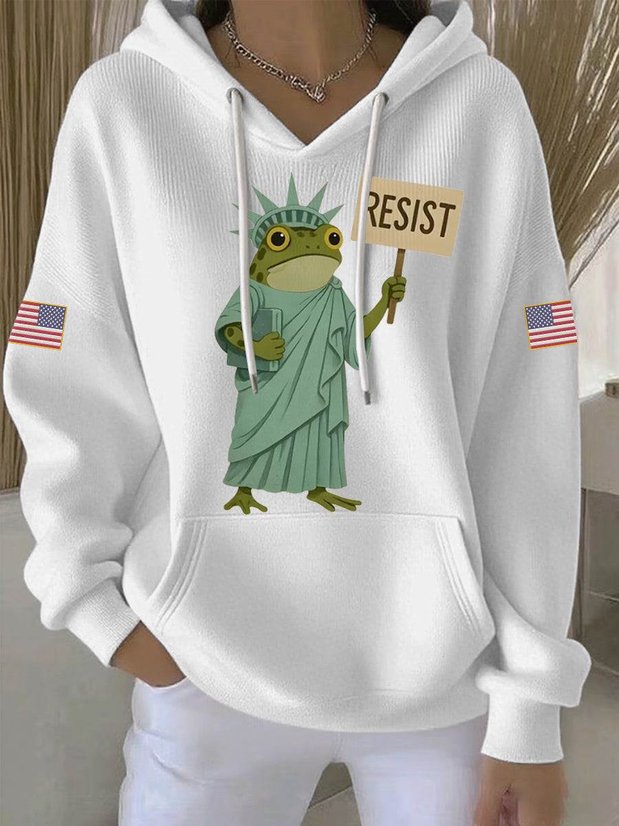 Portland Frog Resist Hoodie Pro Democracy Frog Hoodie No Kings In America Merch Gifts Portland Frog Resist Hoodie Pro Democracy Frog Hoodie No Kings In America Merch Gifts