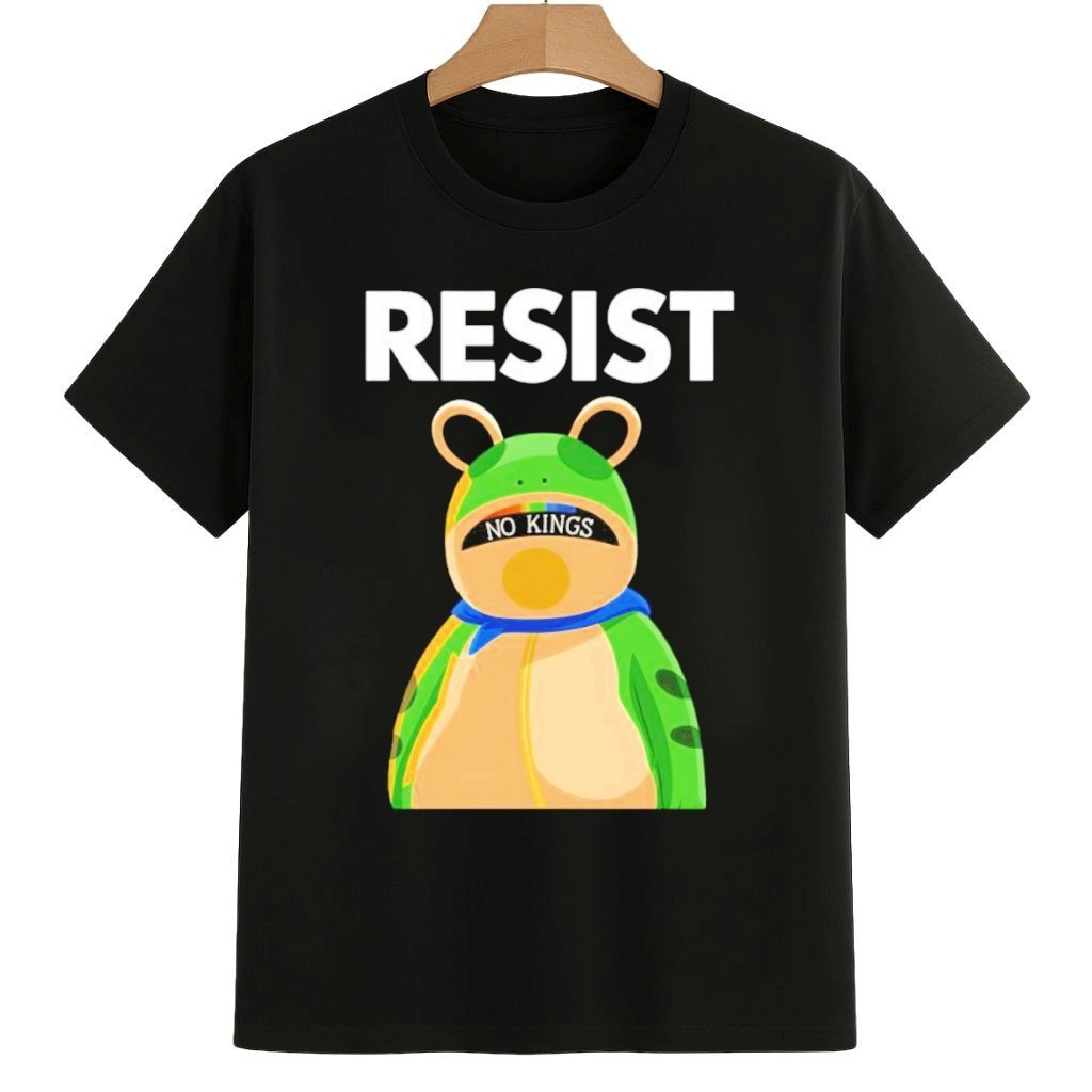 Portland Frog Resist No Kings Shirt 8647 Freedom Movement Merch