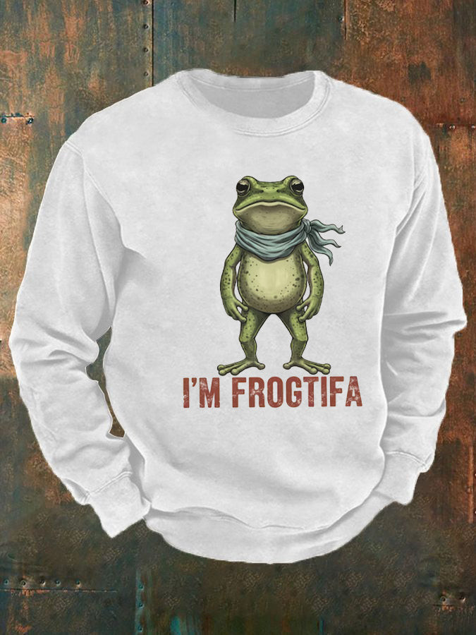 Portland Frog Resist Shirt Long Sleeve I'm Frogtifa T-Shirt Anti Fascism Apparel Gifts for Dad