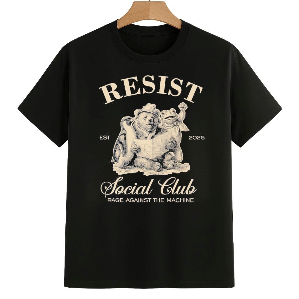 Portland Frog Resist Social Club Shirt Anti Fascism Frog Merch Portland Frog Resist Social Club Shirt Anti Fascism Frog Merch