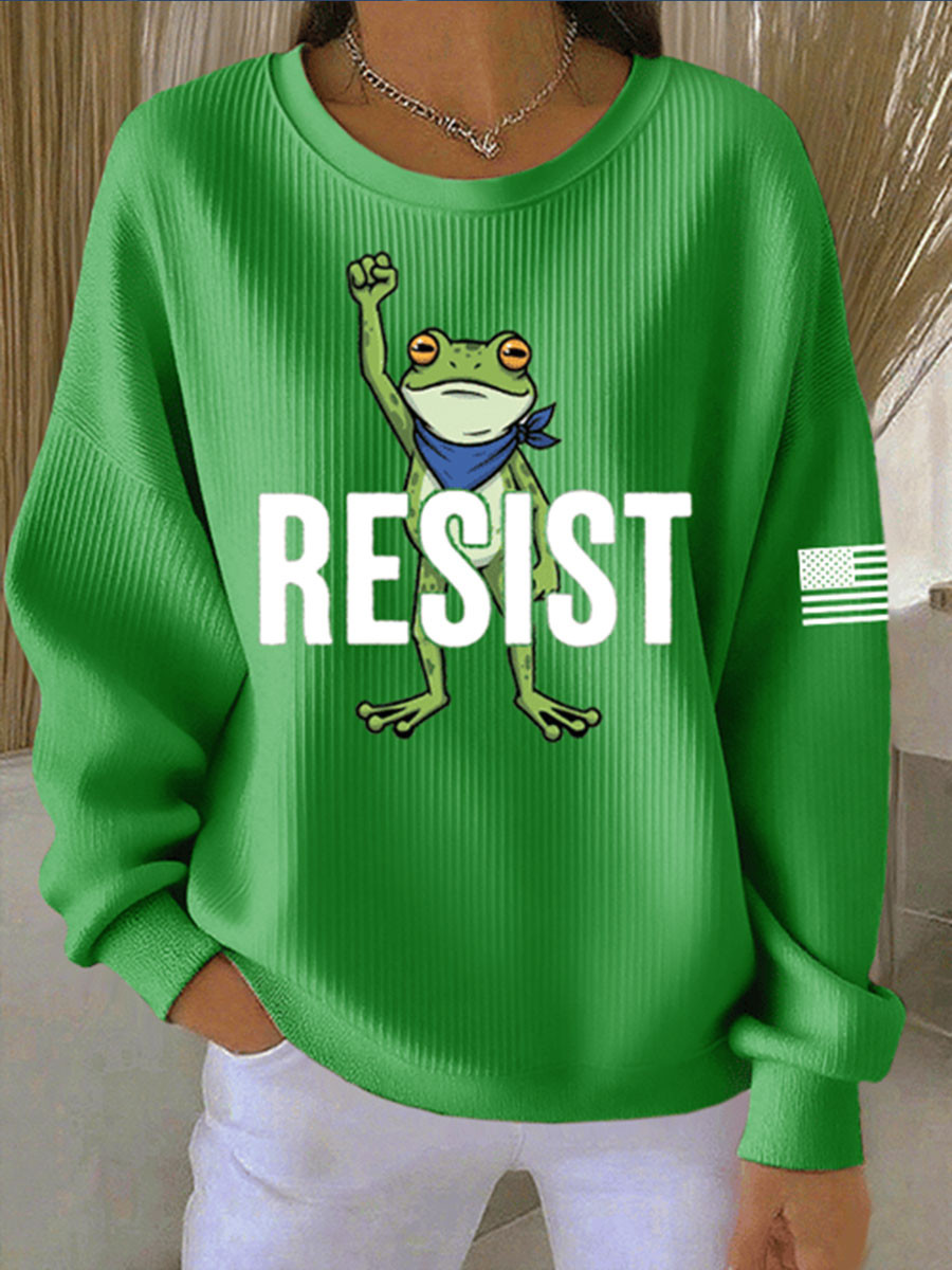 Portland Frog Resist Sweatshirt 8647 Freedom Movement Sweatshirt Gifts for Her Portland Frog Resist Sweatshirt 8647 Freedom Movement Sweatshirt Gifts for Her