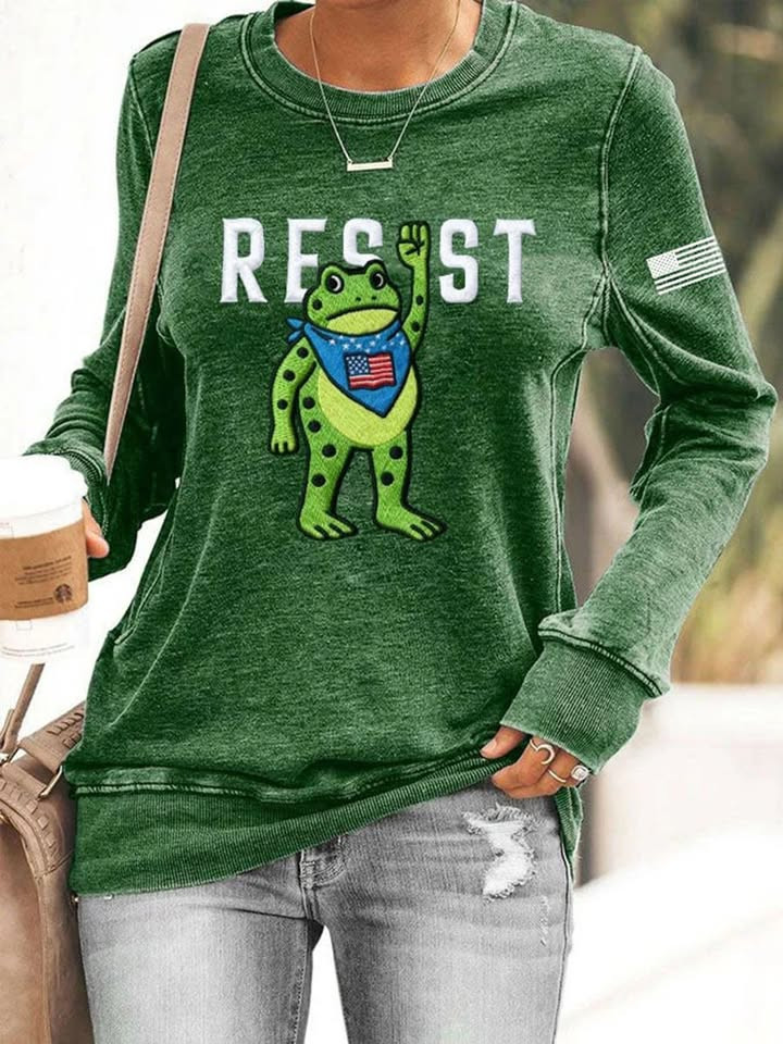 Portland Frog Resist Sweatshirt Anti-ICE Deportation Resistance Sweatshirt Mom Gifts Portland Frog Resist Sweatshirt Anti-ICE Deportation Resistance Sweatshirt Mom Gifts