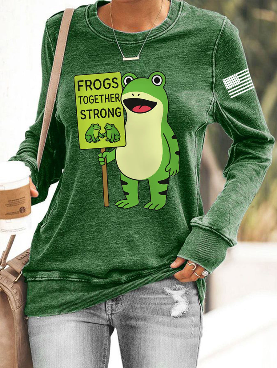 Portland Frog Resist Sweatshirt Frogs Together Strong Frog Protest Sweatshirt Supporters Gifts Portland Frog Resist Sweatshirt Frogs Together Strong Frog Protest Sweatshirt Supporters Gifts