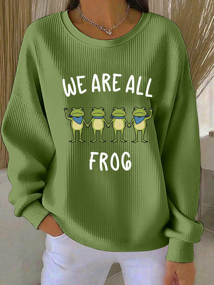 Portland Frog Resist Sweatshirt We Are All Frog Sweatshirt No Kings In America Merch Mom Gifts Portland Frog Resist Sweatshirt We Are All Frog Sweatshirt No Kings In America Merch Mom Gifts