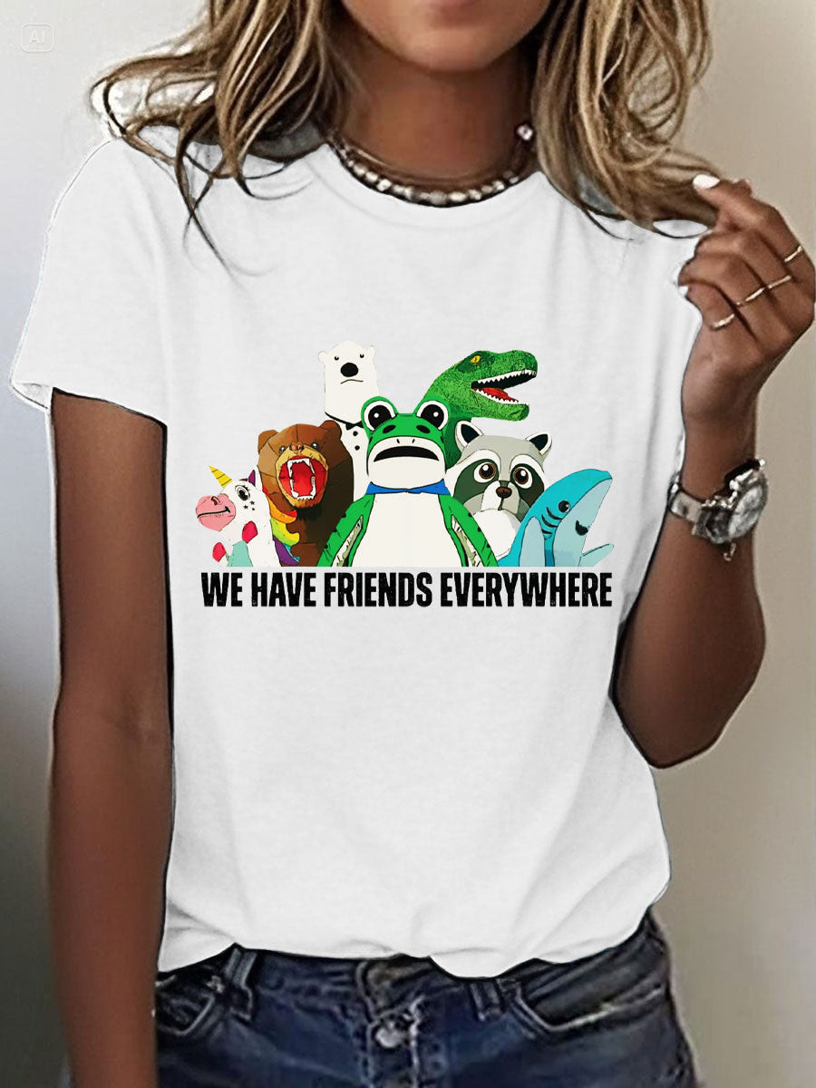Portland Frog Shirt 8647 FDT Funny Frog T-Shirt We Have Friends Everywhere Clothing Portland Frog Shirt 8647 FDT Funny Frog T-Shirt We Have Friends Everywhere Clothing