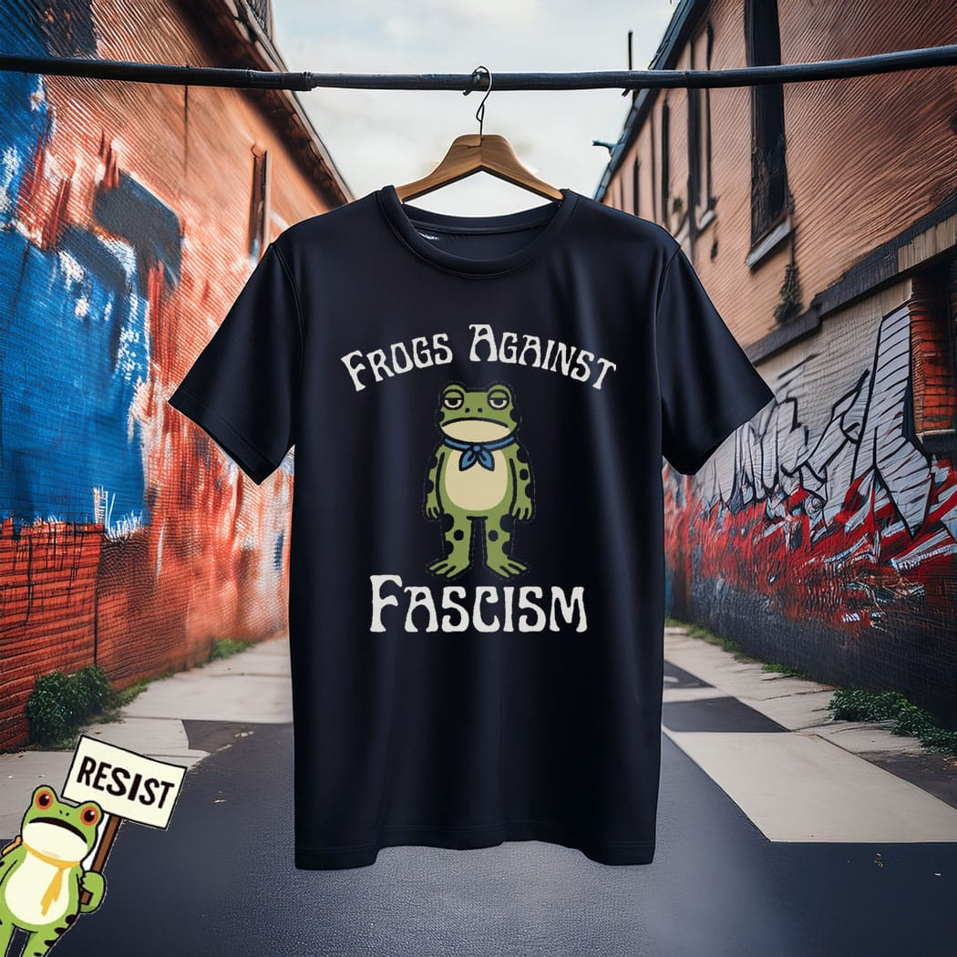 Portland Frogs Against Fascism T-Shirt 8647 Freedom Movement Merch Portland Frogs Against Fascism T-Shirt 8647 Freedom Movement Merch
