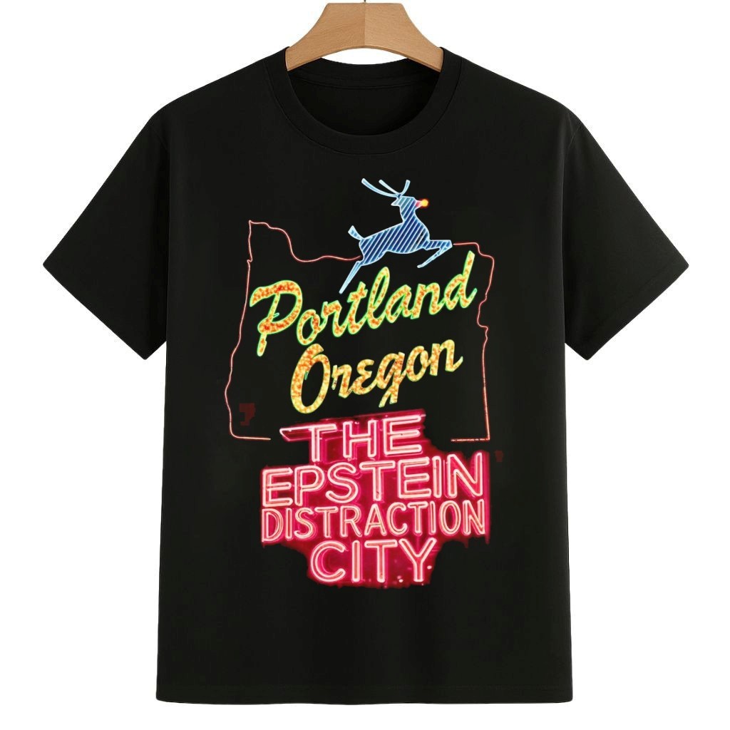 Portland Oregon The Epstein Distraction City Shirt Anti Fascism Frog Merch Portland Oregon The Epstein Distraction City Shirt Anti Fascism Frog Merch