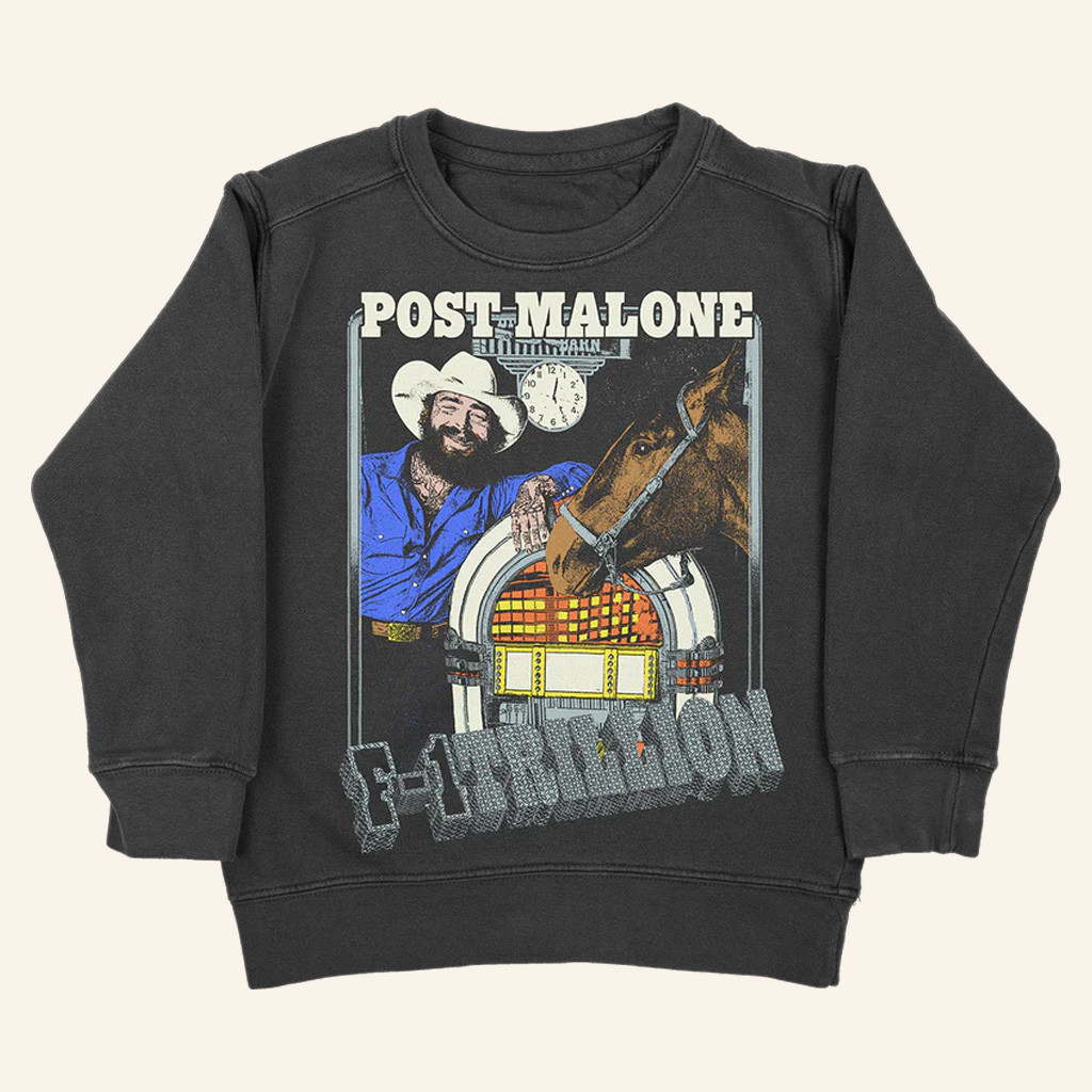 Post Malone Merch F1 Trillion Jukebox Horse Sweatshirt Music Related Gifts For Guys Post Malone Merch F1 Trillion Jukebox Horse Sweatshirt Music Related Gifts For Guys