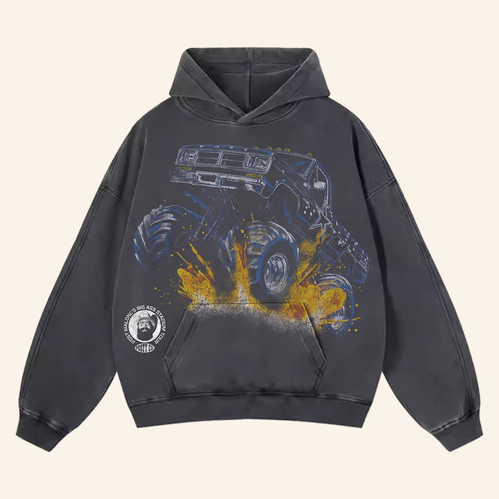 Post Malone Merch Post Malone X Dallas Cowboys Monster Truck Hoodie Gift For Brother Post Malone Merch Post Malone X Dallas Cowboys Monster Truck Hoodie Gift For Brother