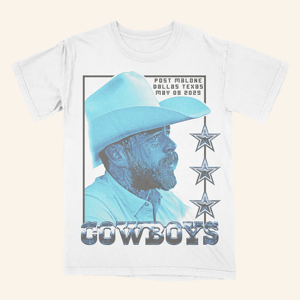 Post Malone Merch Post Malone X Dallas Cowboys Photo T-Shirt Best Gifts For Husband Post Malone Merch Post Malone X Dallas Cowboys Photo T-Shirt Best Gifts For Husband
