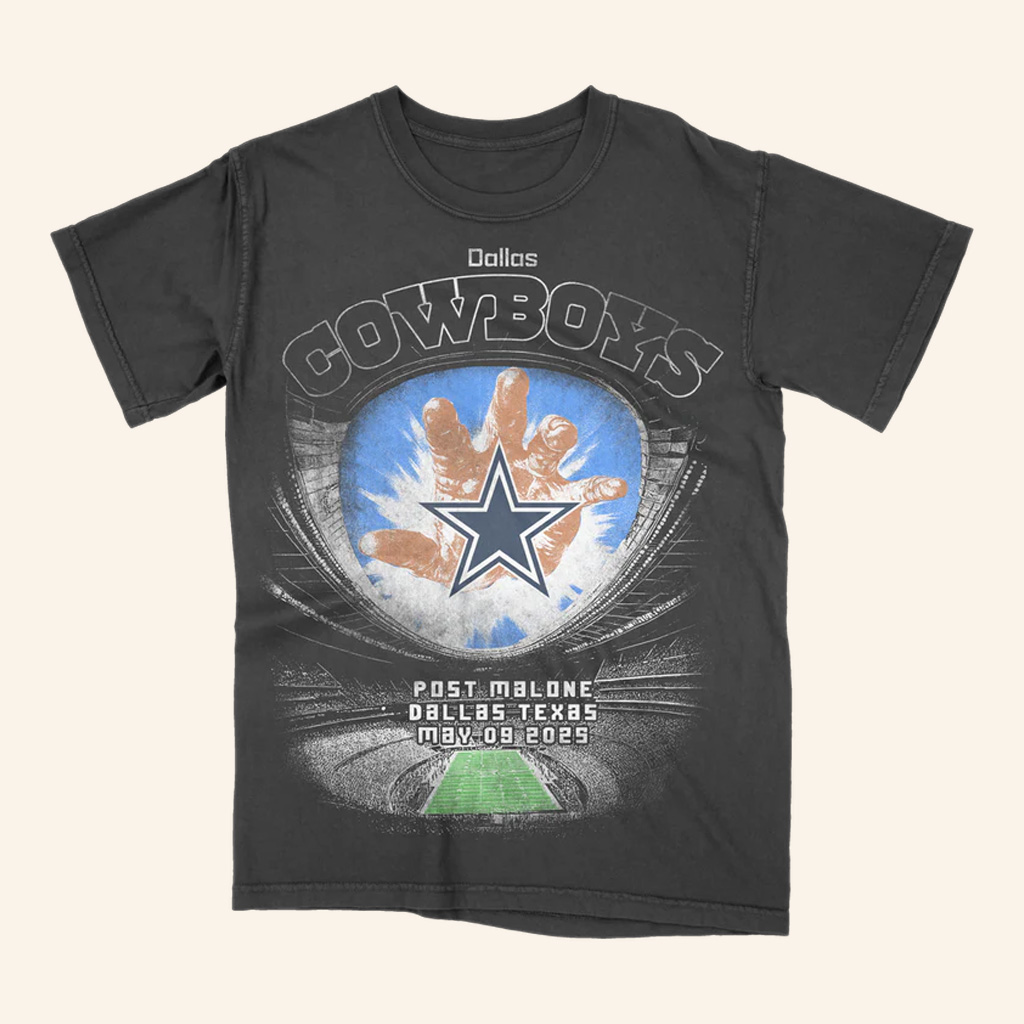 Post Malone Merch Post Malone X Dallas Cowboys Stadium T-Shirt Present For Men Post Malone Merch Post Malone X Dallas Cowboys Stadium T-Shirt Present For Men