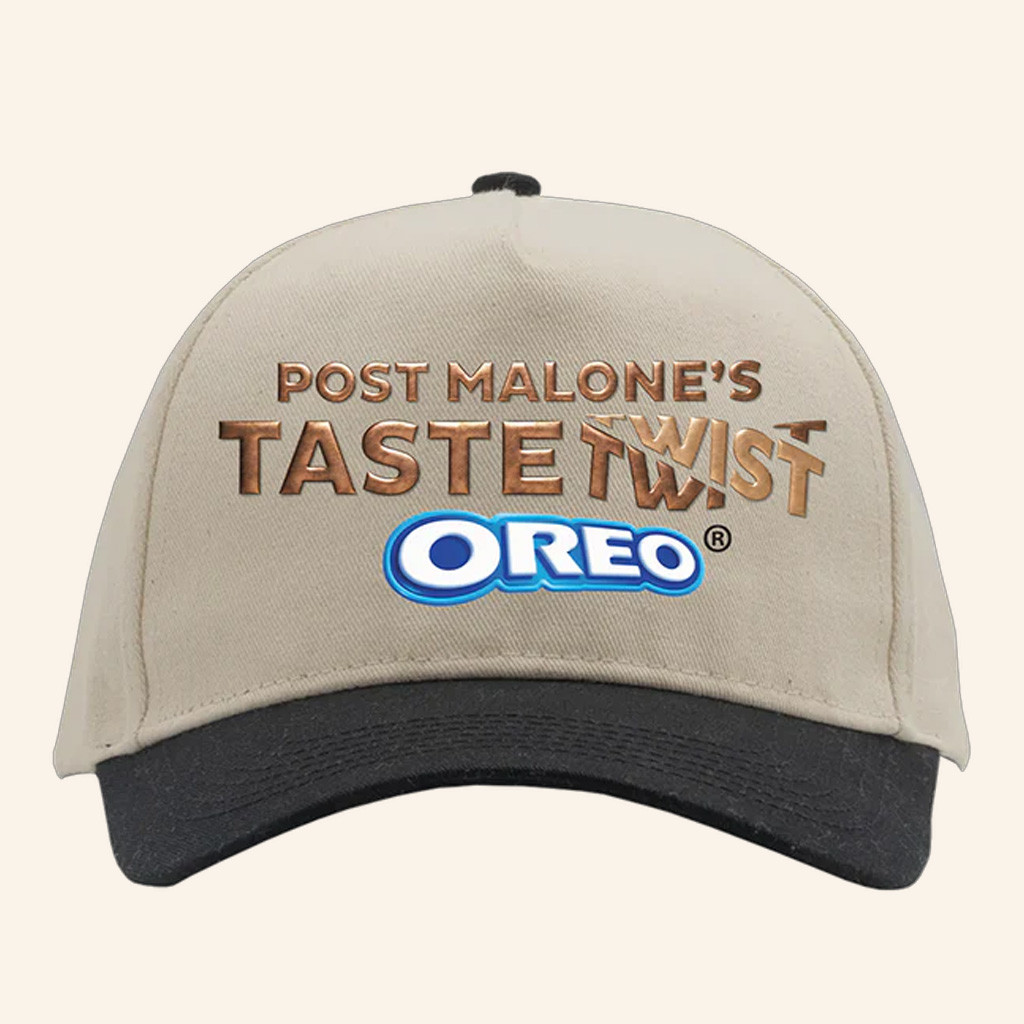 Post Malone Merch Taste Twist Oreo Hat Embroidered Unique Birthday Gift For Husband Post Malone Merch Taste Twist Oreo Hat Embroidered Unique Birthday Gift For Husband