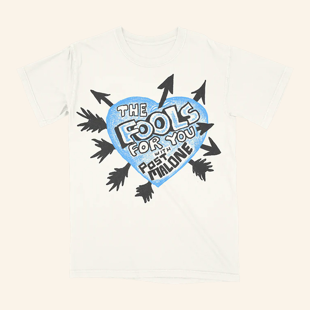 Post Malone Merch The Fools For You T-Shirt Heart With Arrows Shirt Gifts For Sister Post Malone Merch The Fools For You T-Shirt Heart With Arrows Shirt Gifts For Sister