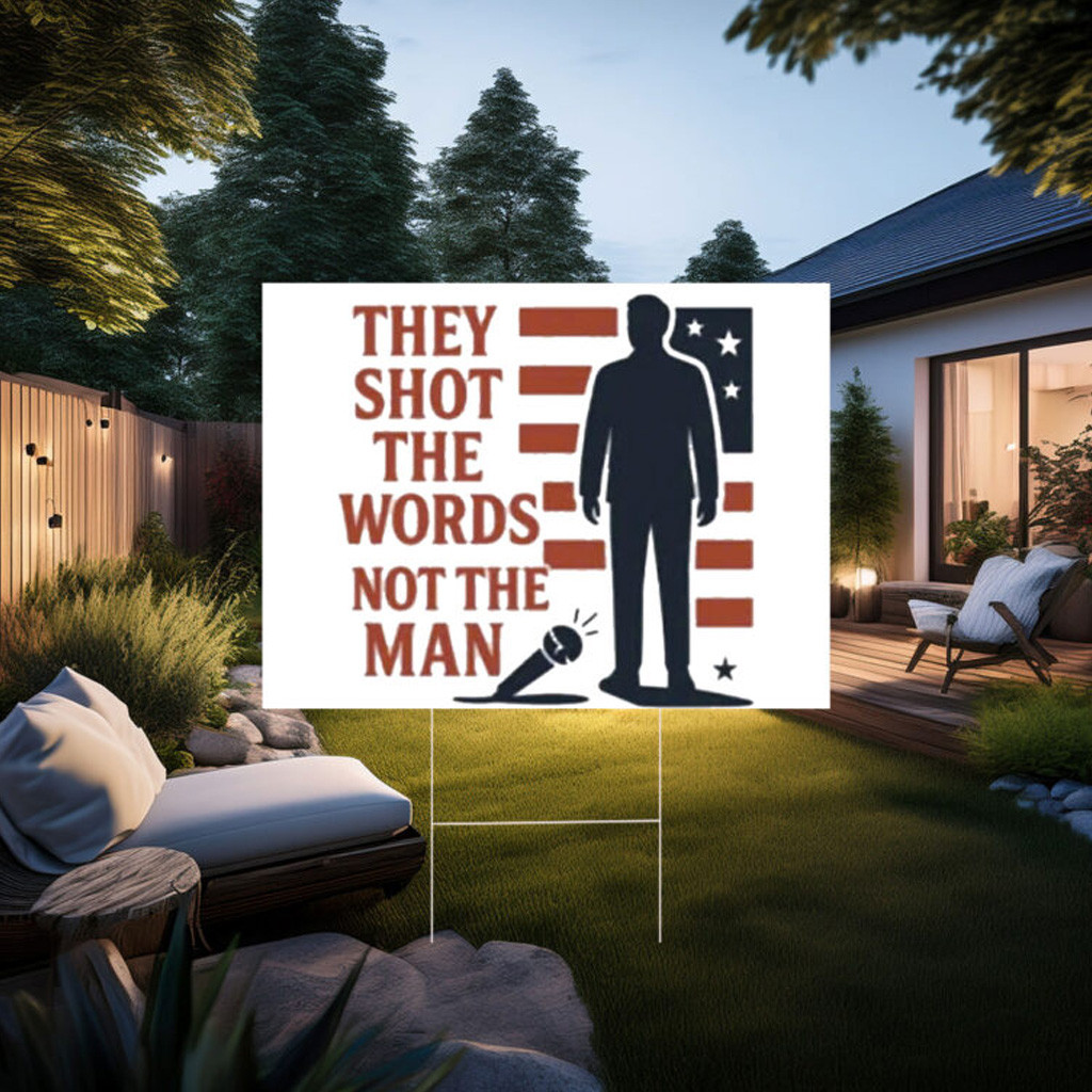 Pray for Charlie Kirk Yard Sign Pray for Charlie Kirk Yard Sign