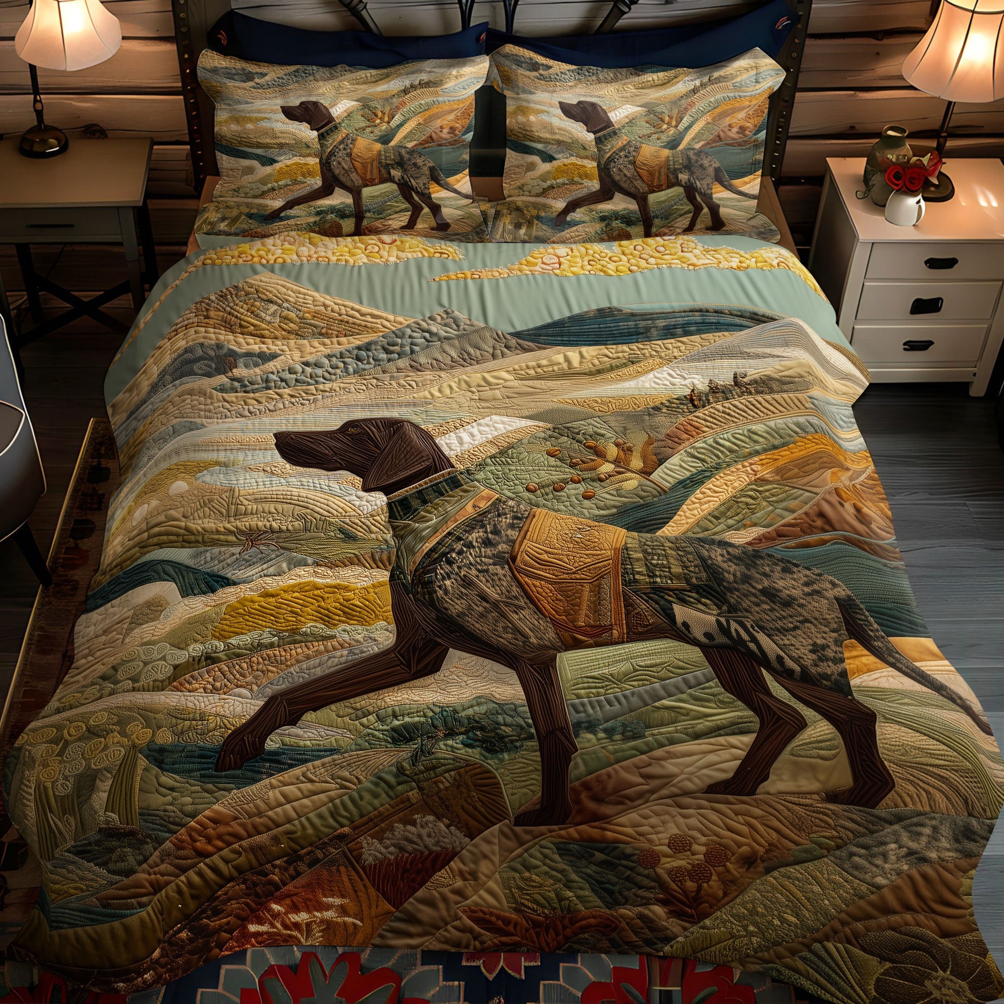 Precision Tracker Quilted Bedding Set Duvet Cover Bed Sheet Set Deer Gifts For Brothers Precision Tracker Quilted Bedding Set Duvet Cover Bed Sheet Set Deer Gifts For Brothers