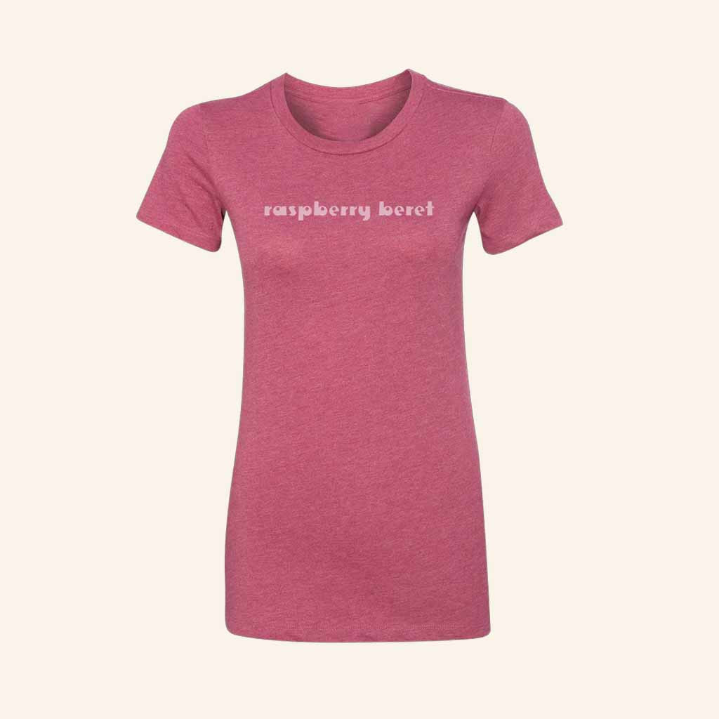 Prince Merch Raspberry Beret Text T-Shirt Best Christmas Presents For Her Prince Merch Raspberry Beret Text T-Shirt Best Christmas Presents For Her