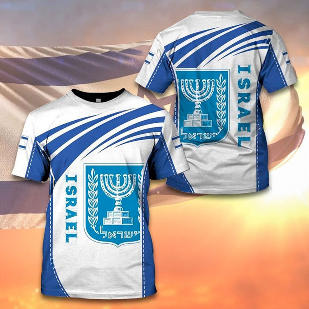 Pro Israel Shirt Israeli Emblem Coat Of Arms T-Shirt Support Israel Clothing Gifts For Patriots Pro Israel Shirt Israeli Emblem Coat Of Arms T-Shirt Support Israel Clothing Gifts For Patriots