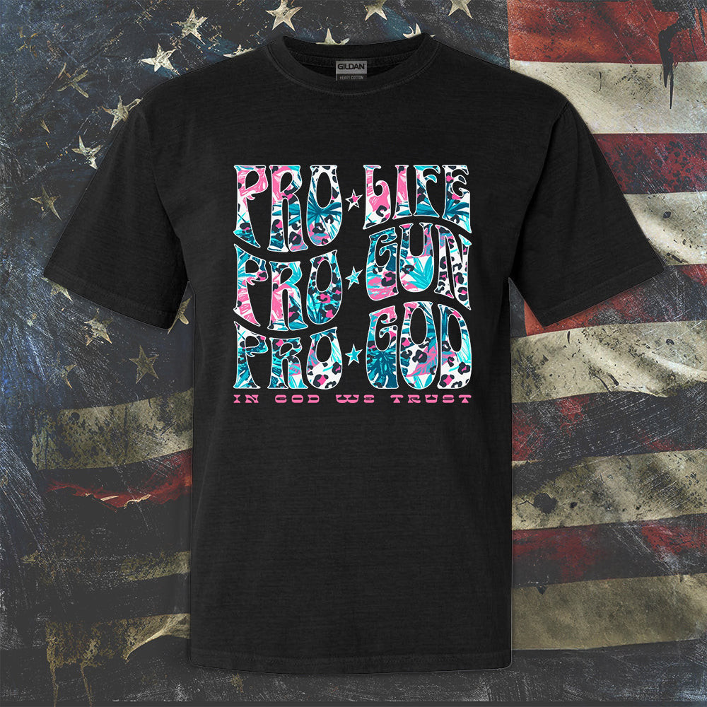 Pro Life Pro Gun Pro God Shirt In God We Trust T-Shirt Patriotic Tees Gifts For Gun Lovers Pro Life Pro Gun Pro God Shirt In God We Trust T-Shirt Patriotic Tees Gifts For Gun Lovers