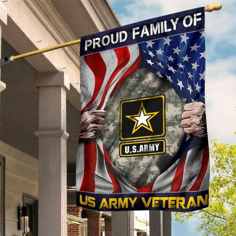 Proud Family Of US Army Veteran Flag Military Flag Patriotic Merch Gifts For Army Veterans Proud Family Of US Army Veteran Flag Military Flag Patriotic Merch Gifts For Army Veterans