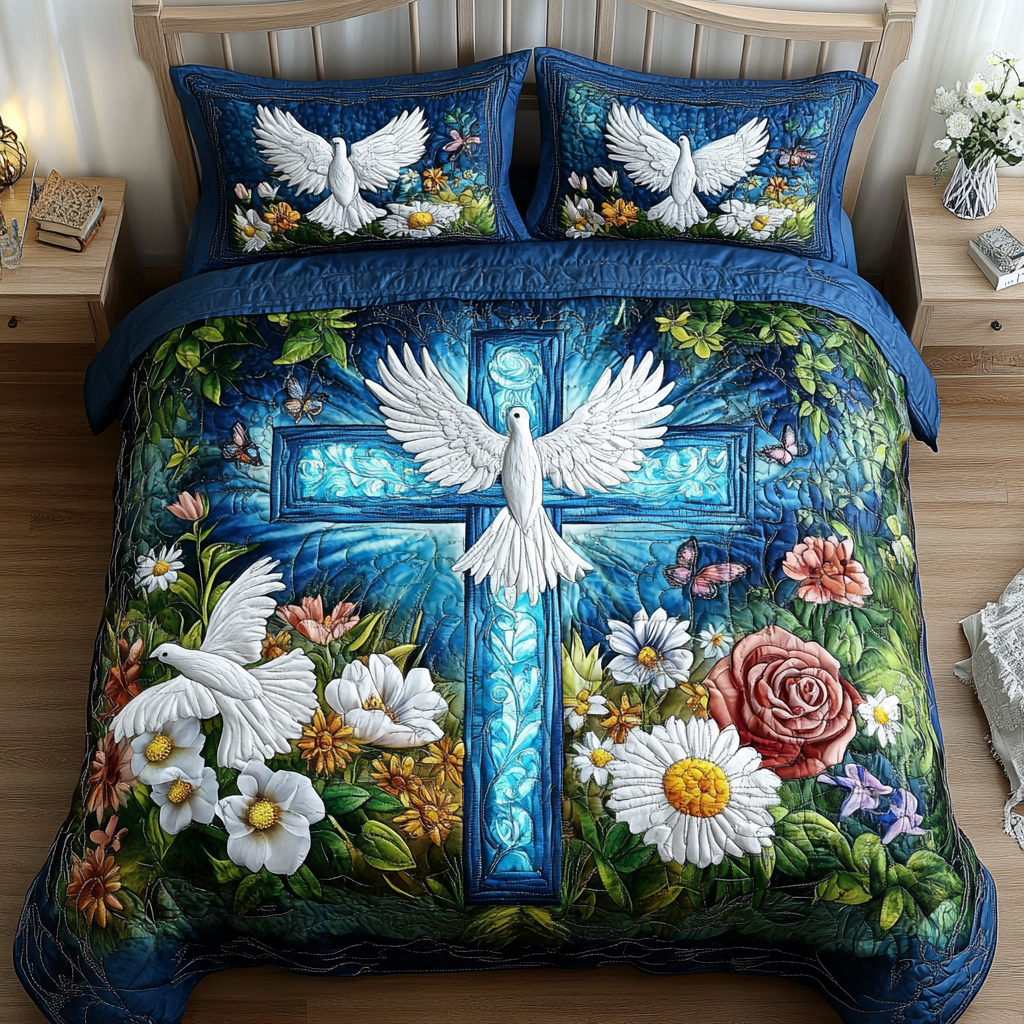 Pure Cross Quilted Bedding Set Duvet Cover Merch Faith Filled Gifts Christian Pure Cross Quilted Bedding Set Duvet Cover Merch Faith Filled Gifts Christian