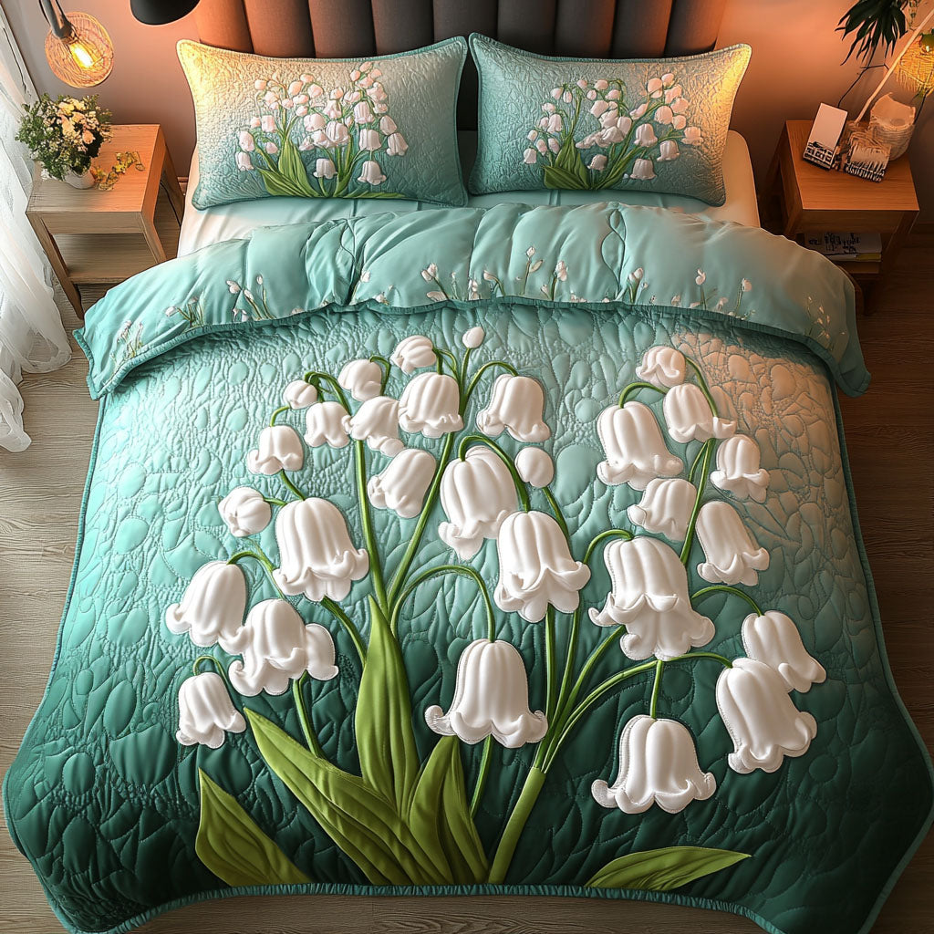 Pure Lilies Quilted Bedding Set Duvet Cover Bedspread Peace Lily Gifts Pure Lilies Quilted Bedding Set Duvet Cover Bedspread Peace Lily Gifts