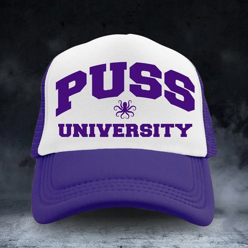 Puss University Hat Puss University Cap Gifts For Him Her Puss University Hat Puss University Cap Gifts For Him Her