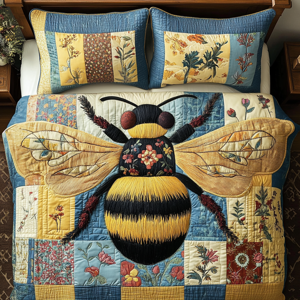 Queen Bee Quilted Bedding Set Duvet Cover Merch Bee Mothers Day Gifts Queen Bee Quilted Bedding Set Duvet Cover Merch Bee Mothers Day Gifts