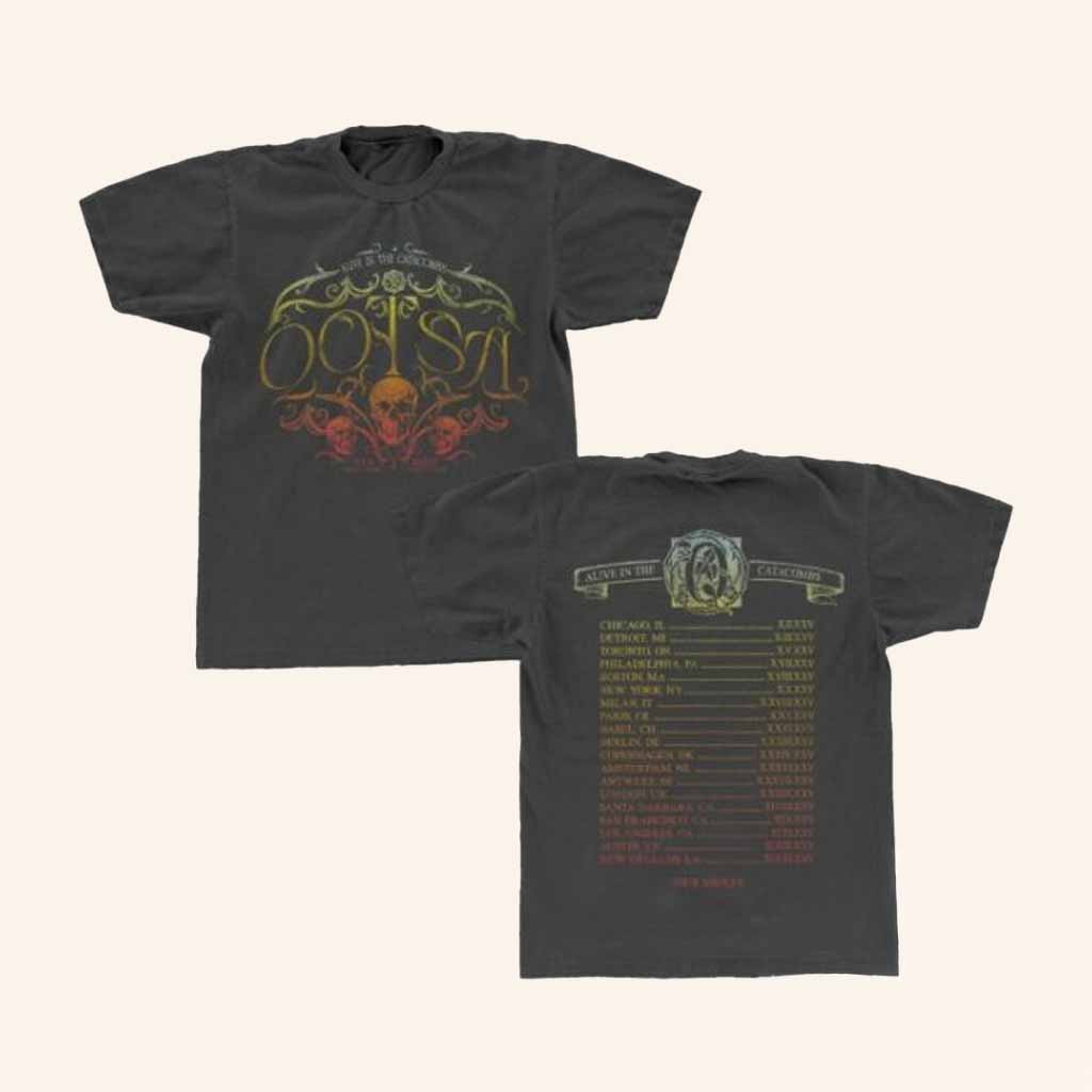 Queens Of The Stone Age Merch Alive In The Catacombs Skull Tour Shirt Gift For Music Fans Queens Of The Stone Age Merch Alive In The Catacombs Skull Tour Shirt Gift For Music Fans