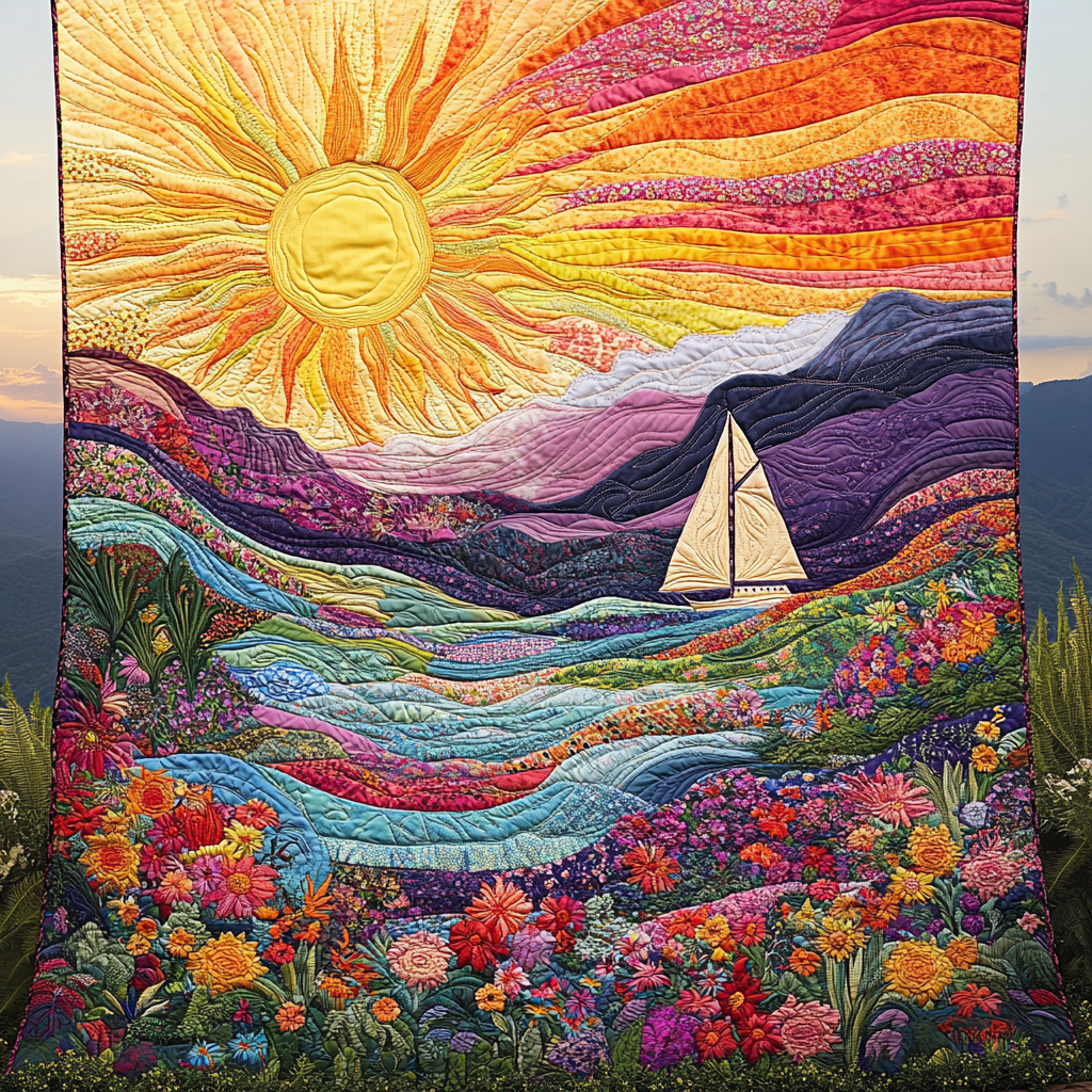 Radiant Meadows Quilted Blanket Cute Colorful Blanket Good Christmas Gifts For Boyfriend Radiant Meadows Quilted Blanket Cute Colorful Blanket Good Christmas Gifts For Boyfriend