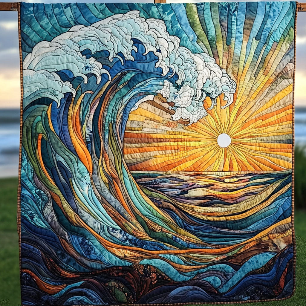 Radiant Wave Quilted Blanket Sofa Throw Blanket Best Gifts For Ocean Lovers Radiant Wave Quilted Blanket Sofa Throw Blanket Best Gifts For Ocean Lovers