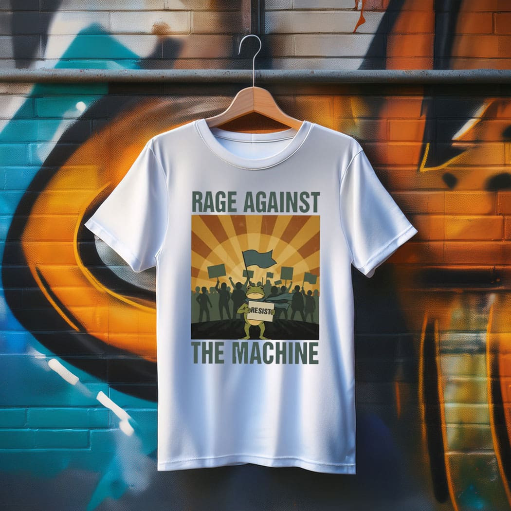 Rage Against Machine Frog Anti-ICE Shirt Portland Frog Against ICE Merch Rage Against Machine Frog Anti-ICE Shirt Portland Frog Against ICE Merch