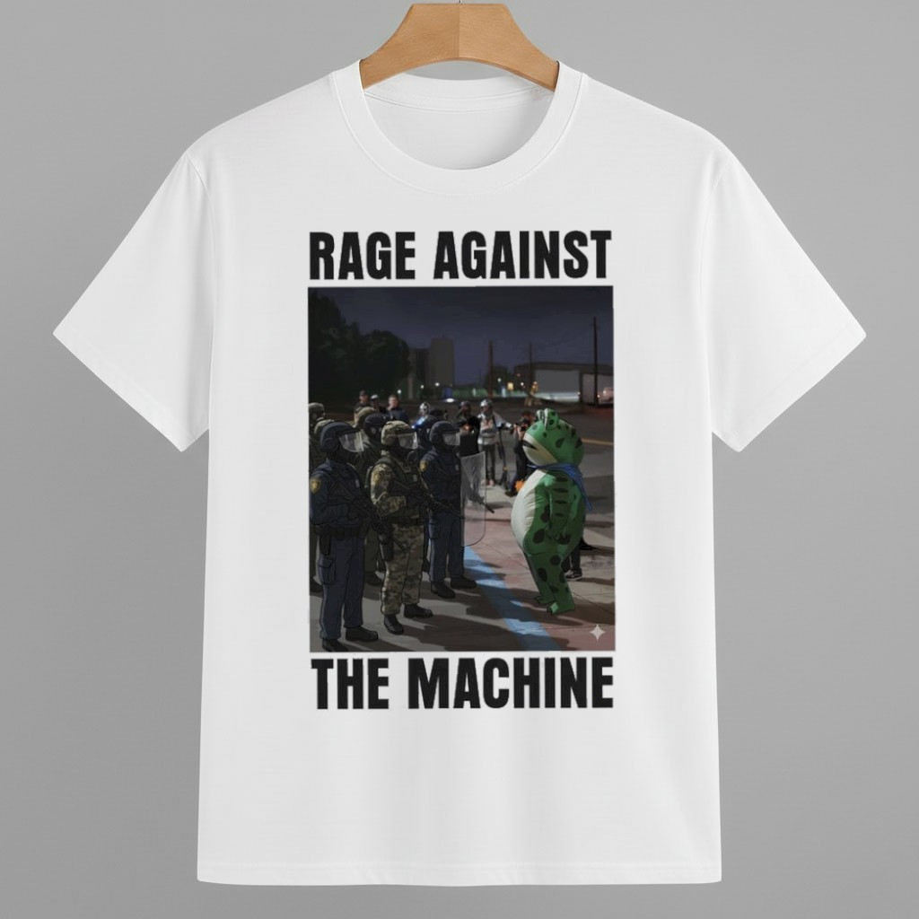 Rage Against Machine Frog anti ICE Shirt Portland Frog Protest Merch Rage Against Machine Frog anti ICE Shirt Portland Frog Protest Merch