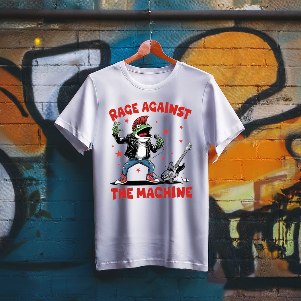 Rage Against The Machine Anti Fascism T-Shirts Anti Fascism Frog Merch