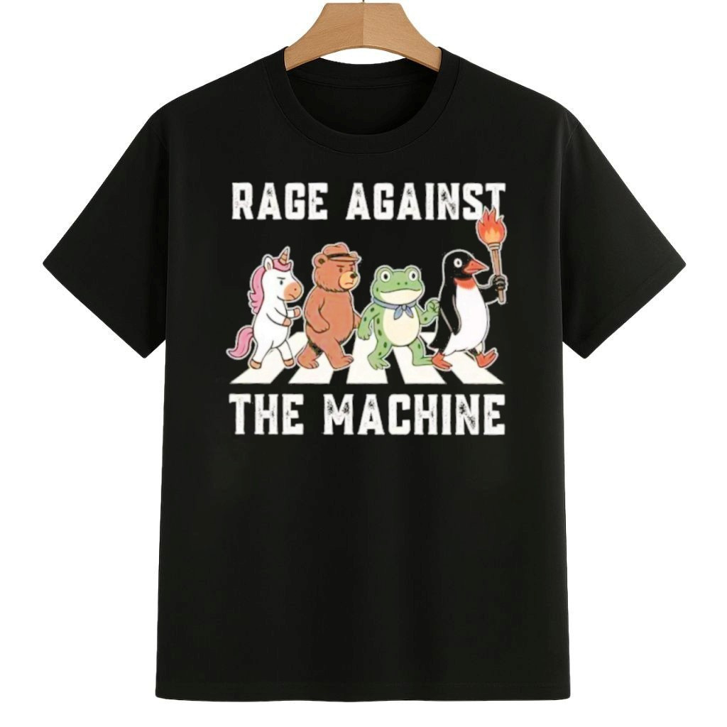 Rage Against The Machine Anti ICE Frog Unicorn Raccoon Bear Dinosaur Protest Shirt Abolish ICE Protest Merch